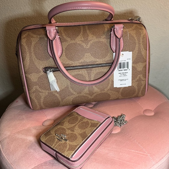 Coach Rowan signature Dusty Pink - Picture 3 of 11